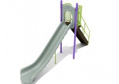4 Foot Double Playground Embankment Slide